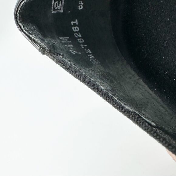 Munro Black Leather and Patent "Odette" Cap Toe Pumps Heels Sz Comfort 7.5M - Picture 11 of 16